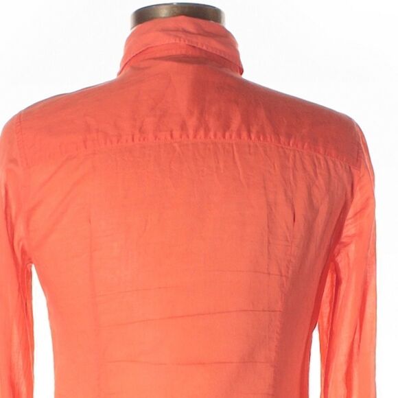 J CREW Orange Shirt   - Picture 4 of 4